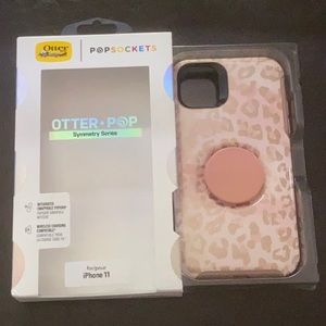 Otter Box Popsocket Leopard iPhone 11 Case